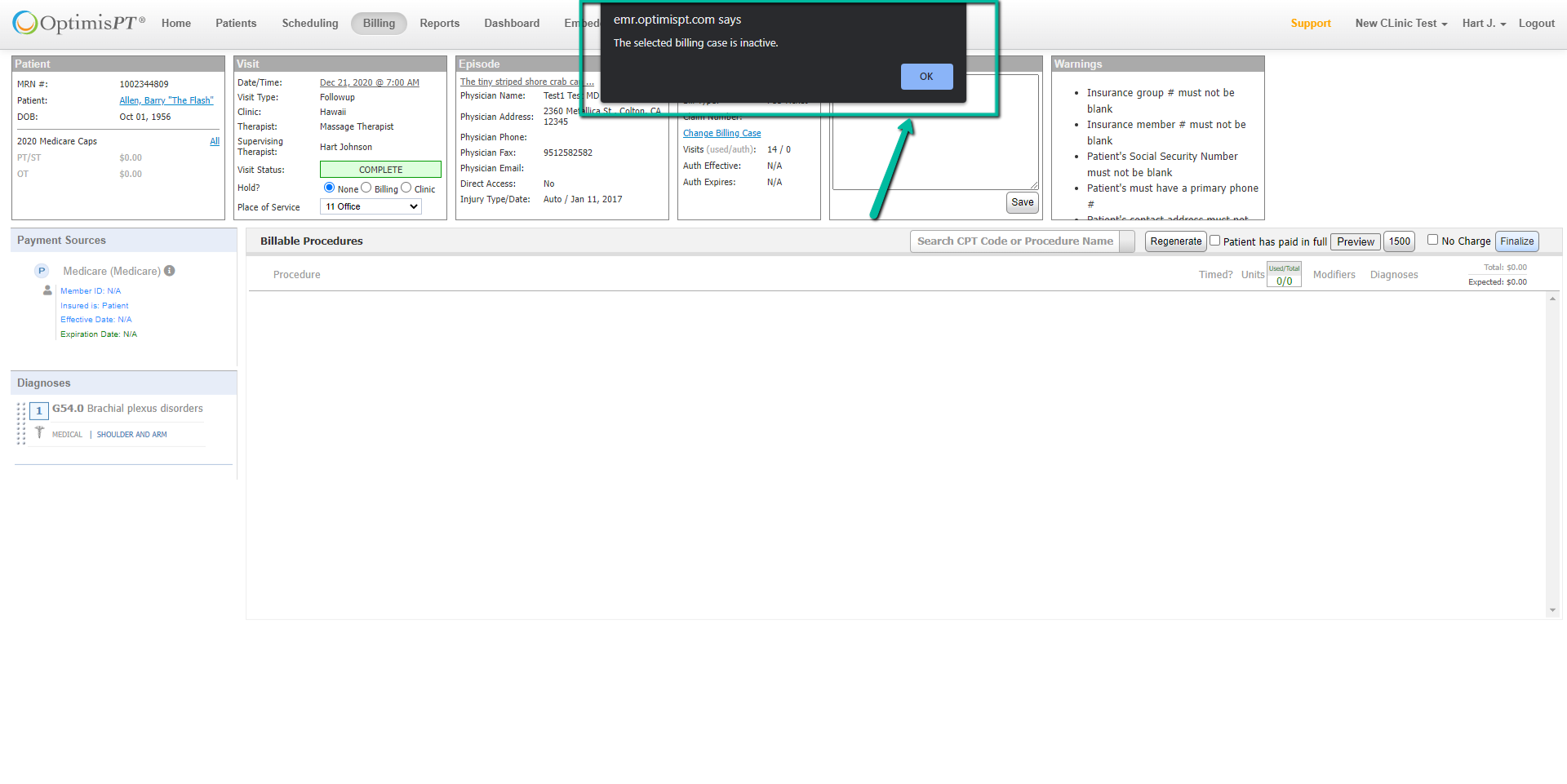 billing-case-inactive