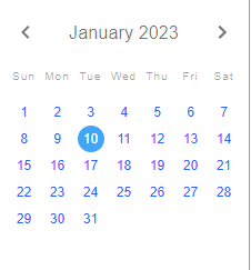 datepicker fixed