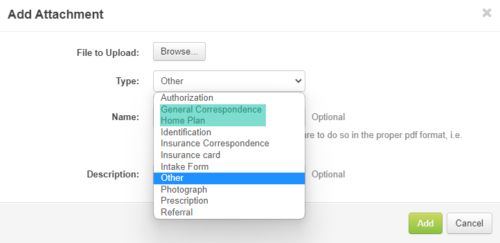 home-plan-and-general-correspondence-types